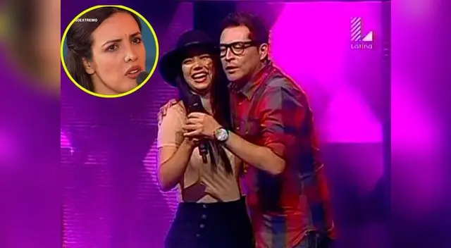 El conductor no dudó en abrazar cariñosamente a la consursante