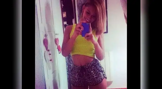 Hermana del Chaval remece las redes con su figura Hermana del Chaval remece las redes con su figura