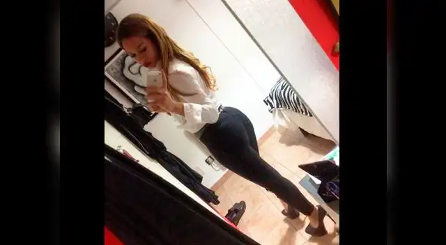 Hermana del Chaval remece las redes con su figura Hermana del Chaval remece las redes con su figura