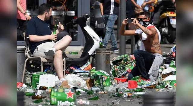 Estos aficionados se toman una foto
