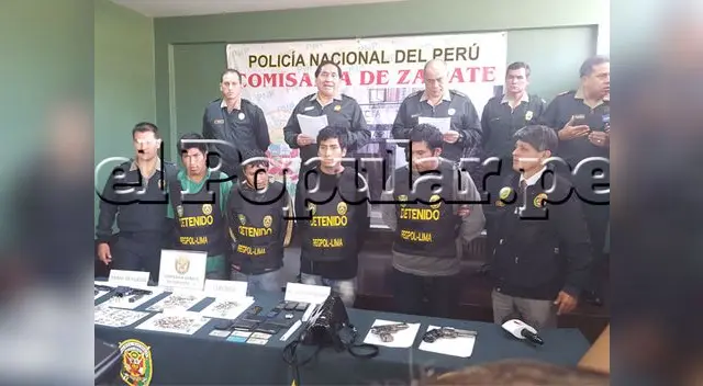 Grupo criminal prefería personas indefensas.