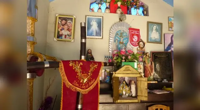 El banderín del Aurich engalana el Santuario. FOTO:PRENSA JUAN AURICH