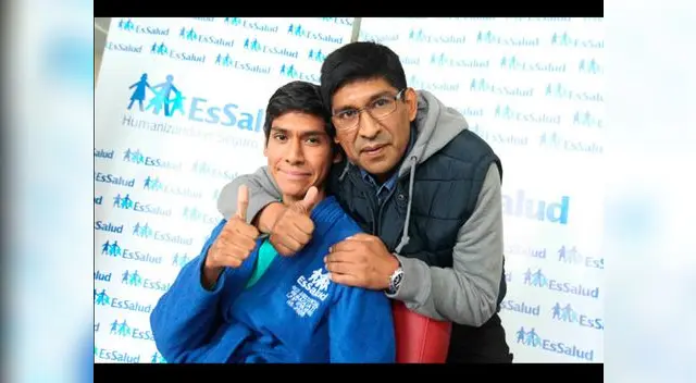 Su hijo fue dado de alta y mañana celebran juntos el Día del Padre