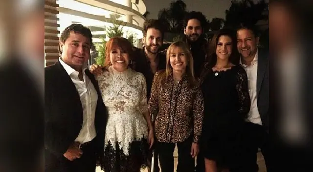 Magaly disfrutó con sus amistades más cercanas Magaly disfrutó con sus amistades más cercanas