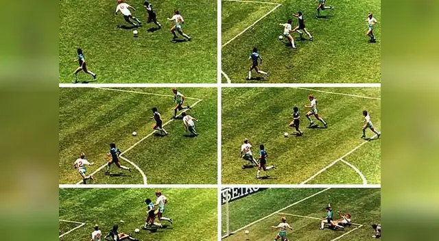 Esa dia Maradona anotó también 'El gol del siglo'.