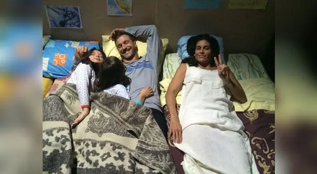 Los actores disfrutando de las grabaciones. Los actores disfrutando de las grabaciones.