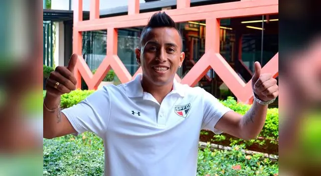Christian Cueva se siente feliz, es hincha de Ganso y su pase costó $2 millones 600 mil