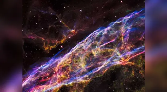 Nebulosa de Velo, es una de las fotos más bellas de la NASA