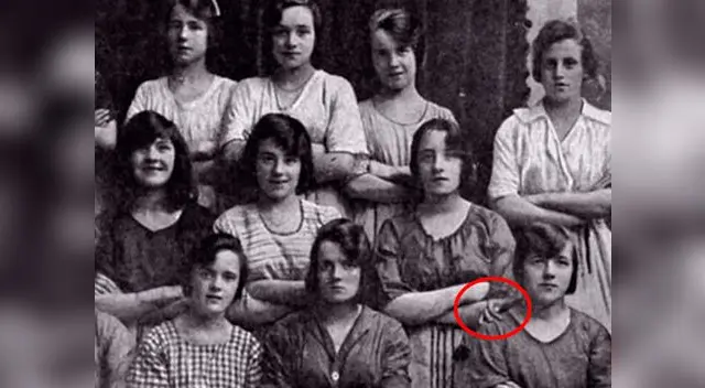 La imagen fue compartida por la nieta de una de las mujeres