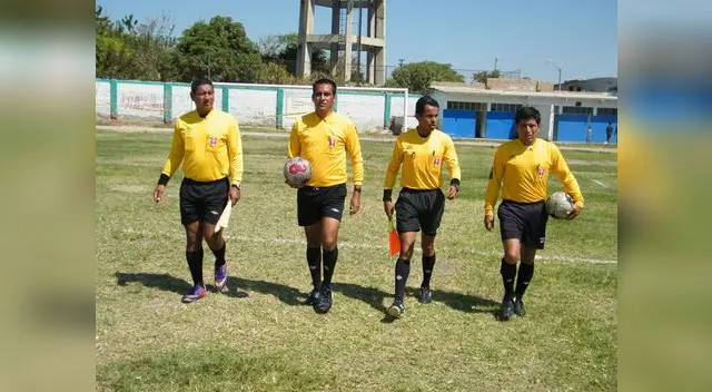 Terna del cotejo Grau vs San Antonio. FOTO: Roberto Saavedra