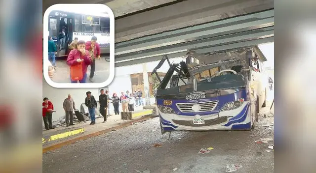 Chofer no respetó aviso que advertía altura máxima de estructura Chofer no respetó aviso que advertía altura máxima de estructura