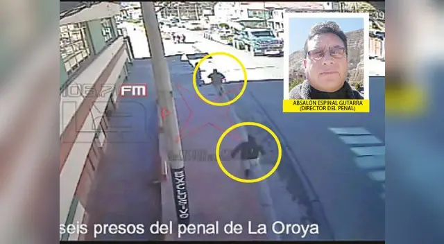 Luego de tres minutos, agentes del INPE salen a buscar a los prófugos Luego de tres minutos, agentes del INPE salen a buscar a los prófugos