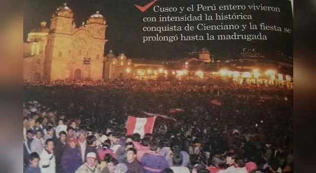 Así celebró el Cusco la conquista de la Sudamericana.
