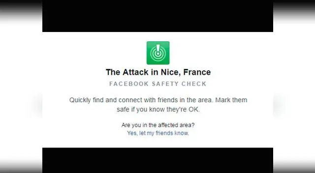 Al ingresar, el sistema da aviso al usuario si alguno de sus contactos se encuentra en el área