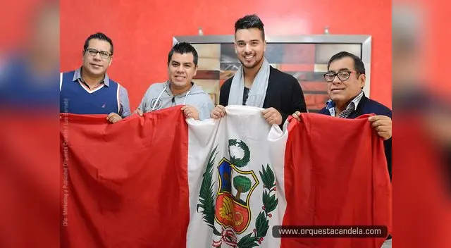 Con el chileno Carños Peña y la blanquiroja.