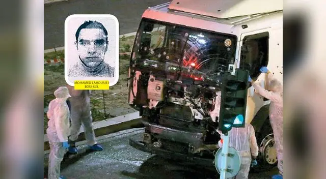 Este fue el camión en el que el asesino de Niza arrolló a decenas de personas, entre ellas varios niños Este fue el camión en el que el asesino de Niza arrolló a decenas de personas, entre ellas varios niños