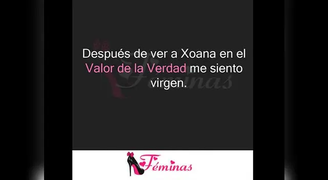 Xoana sorprendió a más de uno con sus confesiones en el sillón rojo