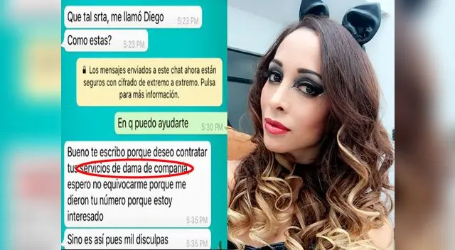 Olinda no dudó en responder y lo expuso ante todos sus seguidores