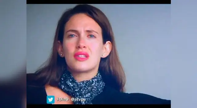 Entre lágrimas contó aquel episodio de su juventud