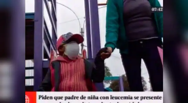 Niña de cuatro años necesita ubicar a su padre para que le done su médula osea 