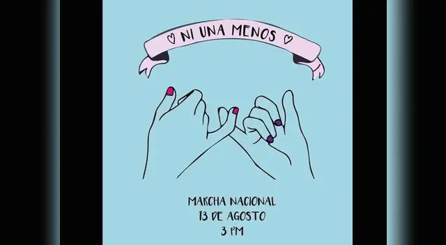 Marcha contra la violencia de genero convocada por Facebook será el 13 de agosto