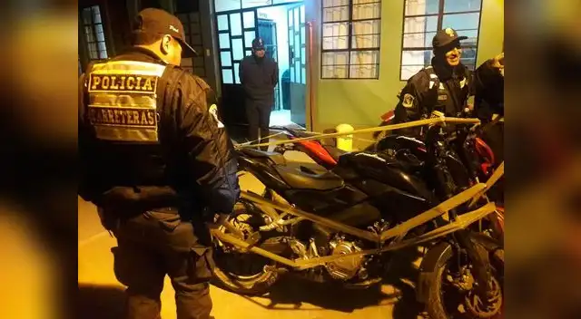 Las motocicletas donde encontraron la droga. Las motocicletas donde encontraron la droga.