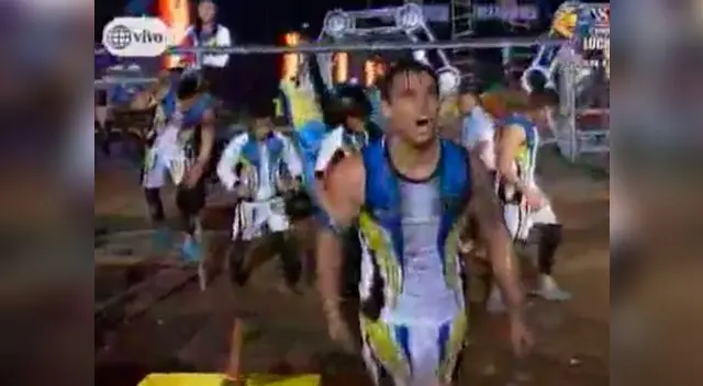 Nicola Porcella en la gran final de "El Origen de la Lucha"