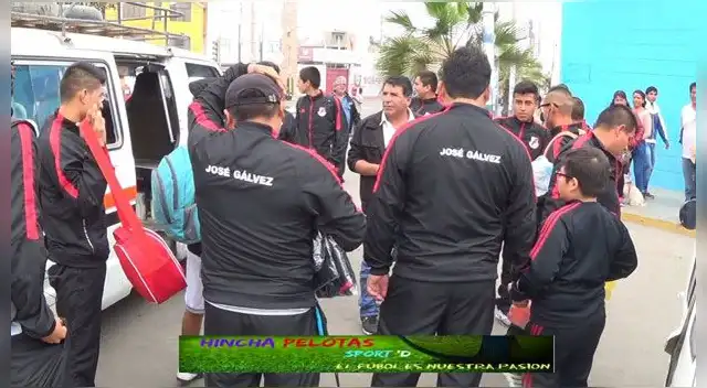 José Gálvez de Huaura llegando al estadio Segundo Aranda FOTO:EL HINCHA PELOTAS