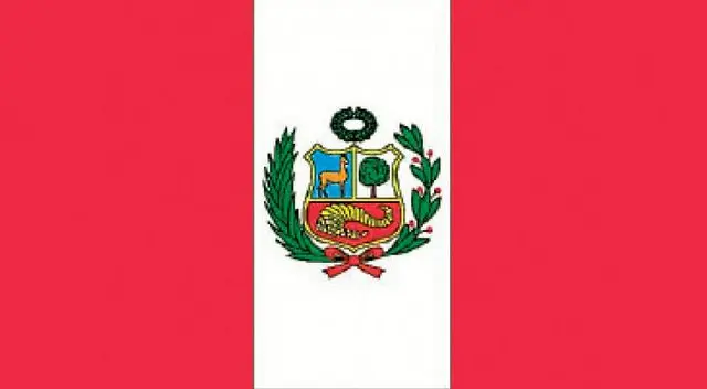 La bandera, uno de los principales símbolo del Perú