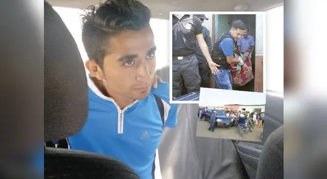 Exequiel confesó su macabro crimen y fue trasladado a sede policial donde es sometido a pericias.