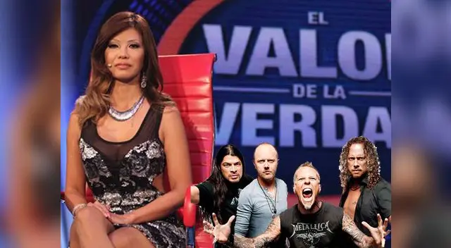 Jenny Kume confesó que habría mantenido relaciones con un integrante de Metallica