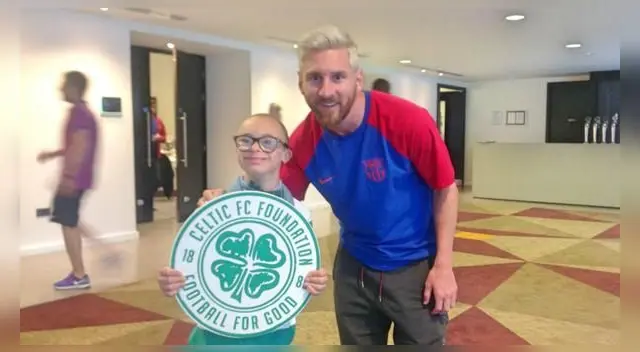 Messi tuvo un lindo gesto con un admirador