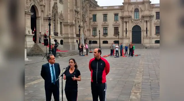 Ministra de Salud ofreció detalles de la gimnasia laboral en Palacio de Gobierno