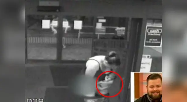 La mujer decidió bajarse el pantalón y esperar la llegada del bebé