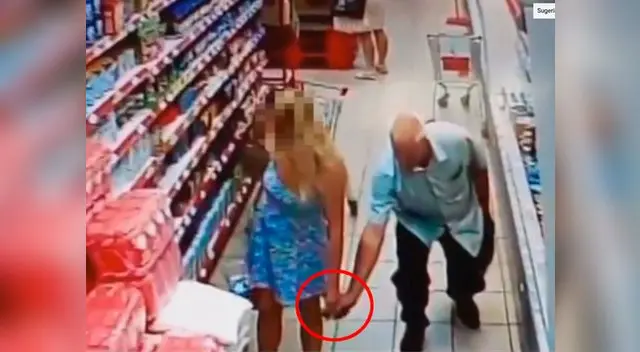 El sujeto aprovechó un momento de descuido para tomar las fotos a la fémina 