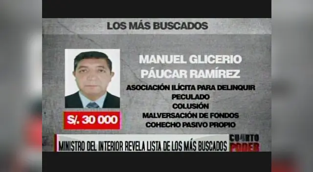 Estos son Los más buscados, según la nueva lista del Ministerio del Interior 