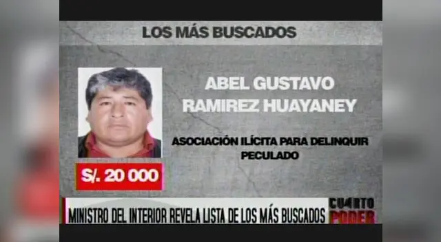 Estos son Los más buscados, según la nueva lista del Ministerio del Interior 