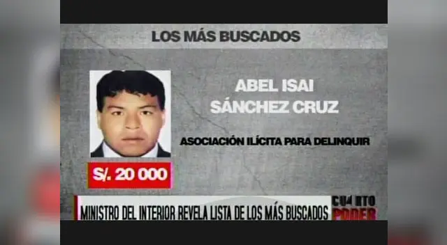 Estos son Los más buscados, según la nueva lista del Ministerio del Interior 