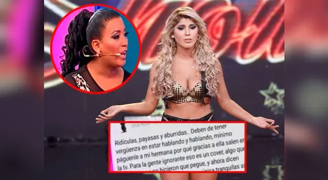La hermana de Yahaira se cansó de los ataques y respondió a todos los detractores de la cantante 