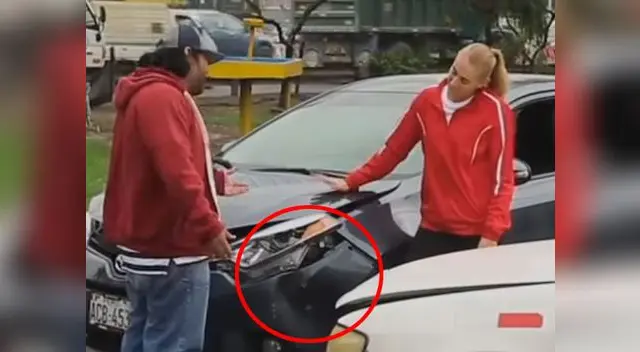 Natalia Málaga sorprendió a todos sus fans al ser víctima de un choque y reaccionar así Natalia Málaga sorprendió a todos sus fans al ser víctima de un choque y reaccionar así