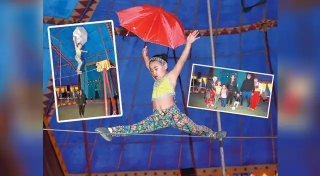 A seis metros del piso, Layesca desafía la gravedad y la muerte