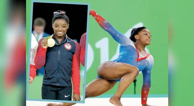 Biles ganó el oro en la prueba de suelo e hizo historia