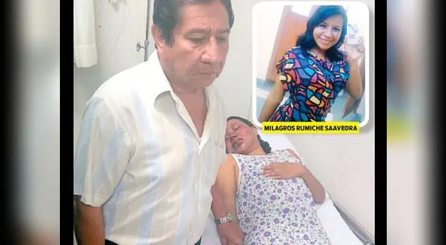 Mujer sigue internada en nosocomio, donde ratificó ante fiscal la agresión sufrida de parte de su ex pareja