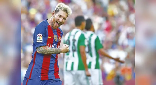 Messi anotó dos en la victoria del Barza en la primera fecha de la liga