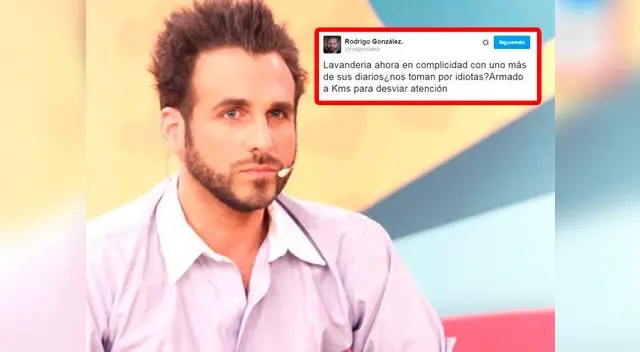 Rodrigo González 'Peluchín' destruye ampay de Mónica Hoyos y Guty Carrera Rodrigo González 'Peluchín' destruye ampay de Mónica Hoyos y Guty Carrera