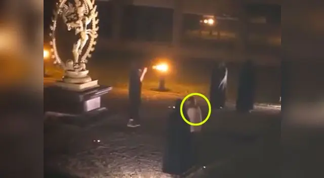 El ritual se llevó a cabo en horas de madrugada a los pies de una diosa