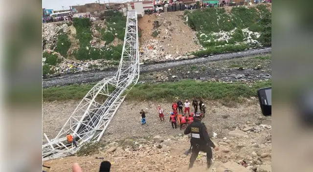 Edelnor investiga causas de la caída del puente en Avenida Morales Duárez