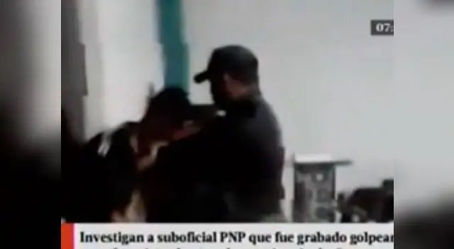 Video de agresión policial fue difundido en Facebook Video de agresión policial fue difundido en Facebook