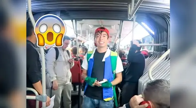 Youtuber se subió a cantar el 'pokérap' en bus y le robaron