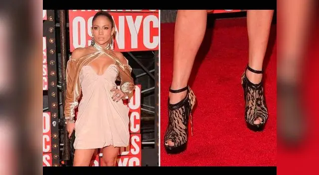 JLo luce zapatos animal print